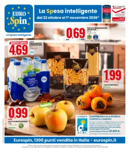 Volantino Eurospin dal 22 ottobre al 1° novembre 2026