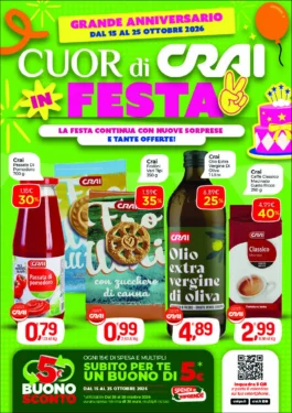 CUOR di CRAI – Codè Cuor di Crai DNO IN FESTA dal 15 ottobre