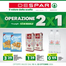 Despar – Sicilia – Ergon Operazione 2×1 dal 12 ottobre
