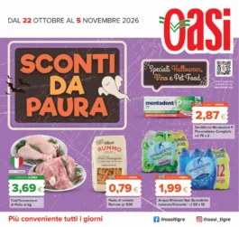 Oasi – L’Aquila, Teramo, Frosinone e Ancona SCONTI DA PAURA dal 22 ottobre
