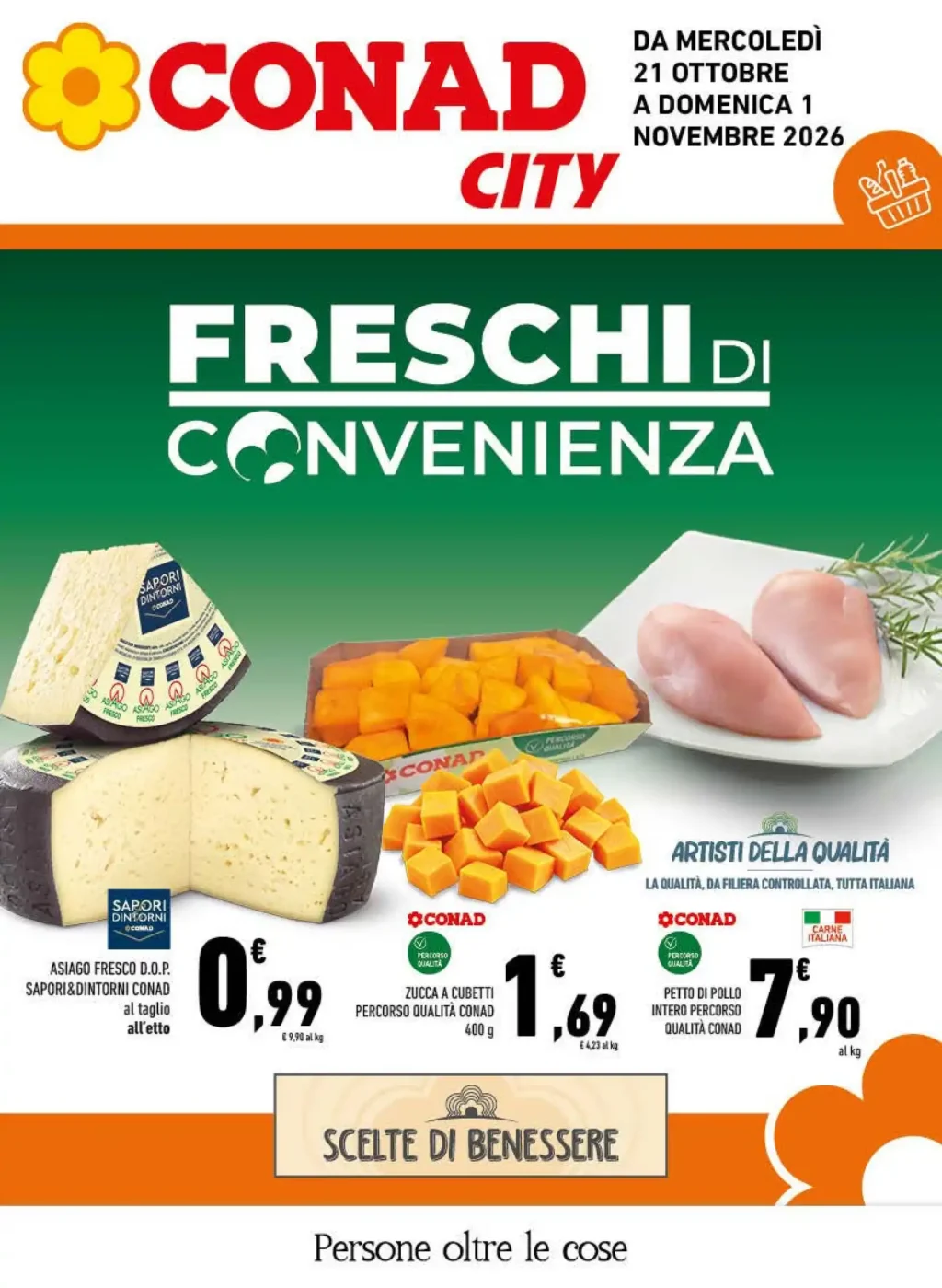 Sfoglia il contenuto: Conad City – Umbria PAC Freschi di Convenienza dal 21 ottobre