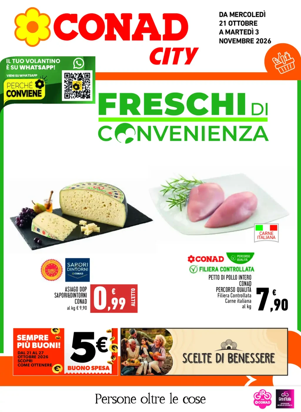 Sfoglia il contenuto: Volantino Conad City – Lazio Nord/Viterbo CNO Freschi di convenienza dal 21 ottobre