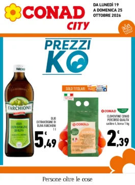 Volantino Conad City – Puglia e Basilicata PAC dal 19 ottobre