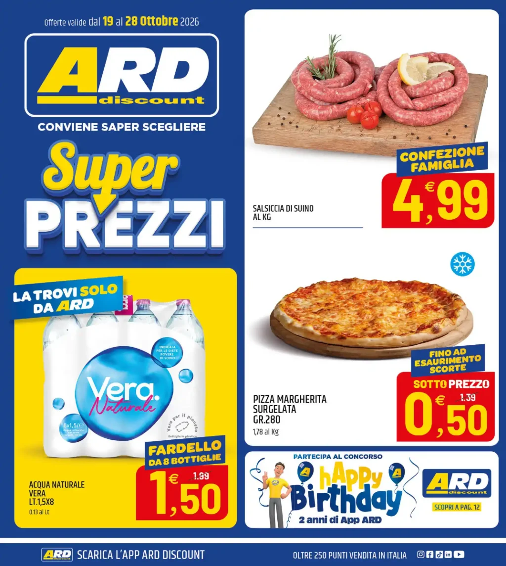 Sfoglia il contenuto: Ard Discount Super Prezzi dal 19 ottobre
