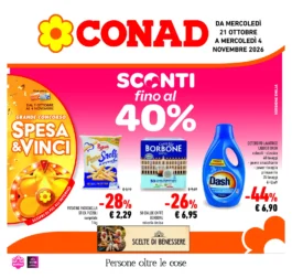 Conad – Castelnovo ne’ Monti GRANDE CONCORSO SPESA & VINCI dal 21 ottobre