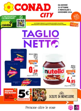Conad City – Isola d’Elba CNO OFFERTA OTTOBRE/NOVEMBRE 2026 dal 22 ottobre