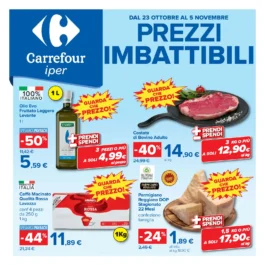 Carrefour Iper PREZZI IMBATTIBILI dal 23 ottobre