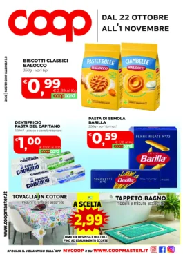 Sfoglia il contenuto: Volantino Coop – Calabria dal 22 ottobre all’1 novembre 2026