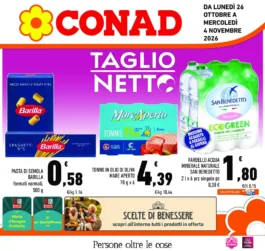 Sfoglia il contenuto: Volantino Conad – Abruzzo, Molise e Marche Sud – Conad Adriatico SCELTE DI BENESSERE dal 26 ottobre