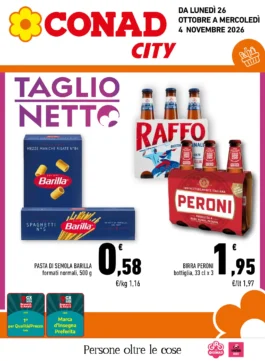 Sfoglia il contenuto: Volantino Conad City – Abruzzo/Molise/Marche Sud PAC i Freschissimi dal 26 ottobre