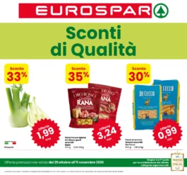 Eurospar – Nord – Friuli Venezia Giulia Sconti di Qualità dal 29 ottobre