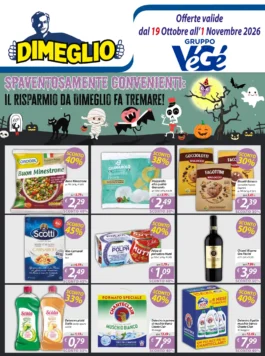Volantino DiMeglio – GFE Liguria e dintorni Spaventosamente Convenienti: offerte dal 19 ottobre all’1 novembre 2026