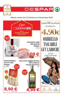 Volantino Despar – Nord Ovest – Genova Via Archimede 22 Ottobre – 4 Novembre 2026