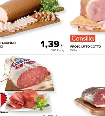 Tacchino Prosciutto Cotto