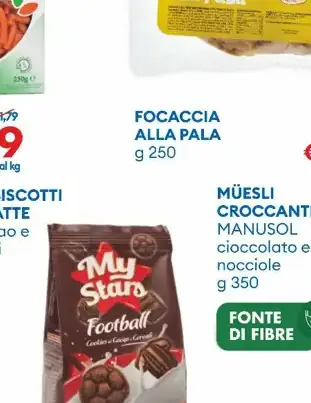 Muesli Biscotto Croccante Latte Cioccolato Nocciola