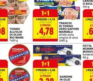 Trancio Tonno Mare Oliva Fetta Pezzo
