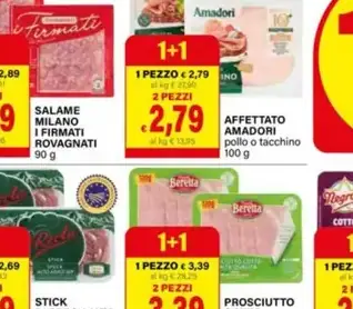 Salame Pollo Tacchino Rovagnati Prosciutto