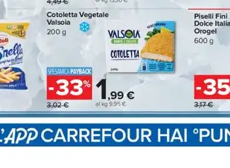 Cotoletta Vegetale Pisello Dolce