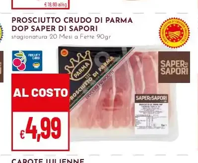 Prosciutto crudo di Parma DOP Saper di Sapori