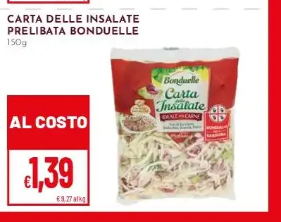Carta delle Insalate Prelibata Bonduelle