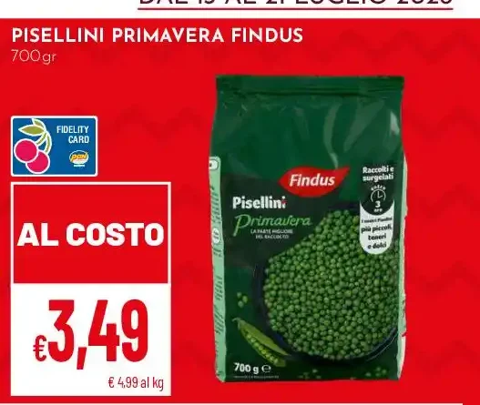 Pisellini Primavera Findus