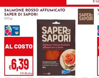 Salmone rosso affumicato Saper di Sapori