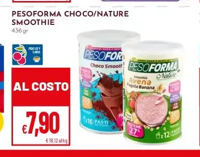 Pesoforma Choco o Nature Smoothie