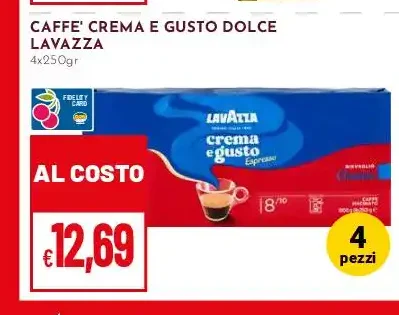 Caffè Crema e Gusto Dolce Lavazza