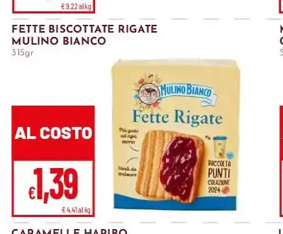 Fette biscottate rigate Mulino Bianco