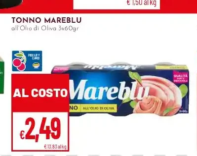 Tonno Mareblu all'olio di oliva