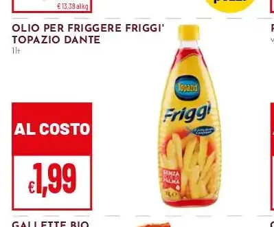 Olio per friggere Friggì Topazio Dante