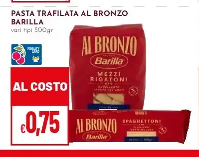 Pasta trafilata al bronzo Barilla