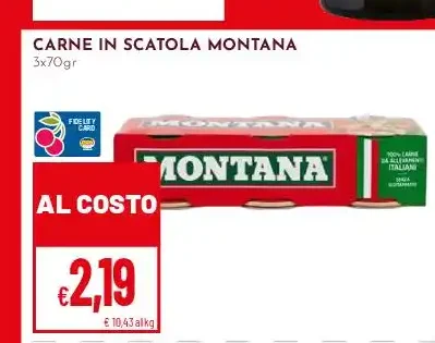 Carne in scatola Montana