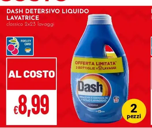 Dash detersivo liquido lavatrice