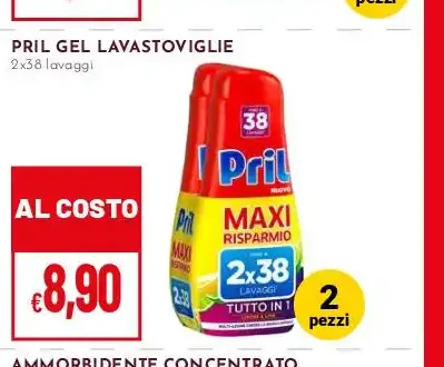 Pril gel lavastoviglie