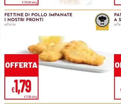 Fettine di pollo impanate I Nostri Pronti