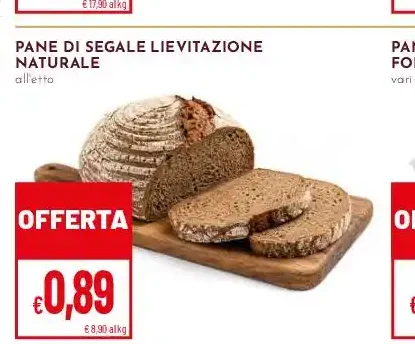 Pane di segale a lievitazione naturale