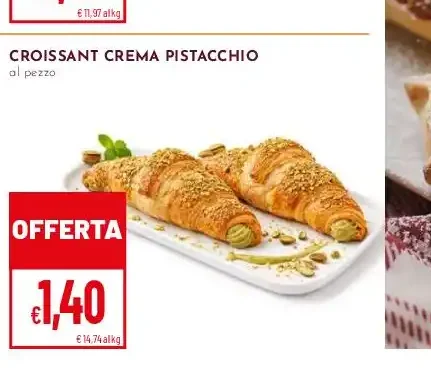 Croissant crema pistacchio