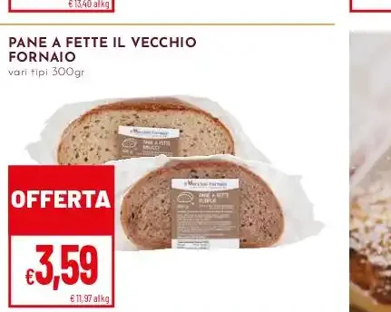 Pane a fette Il Vecchio Fornaio