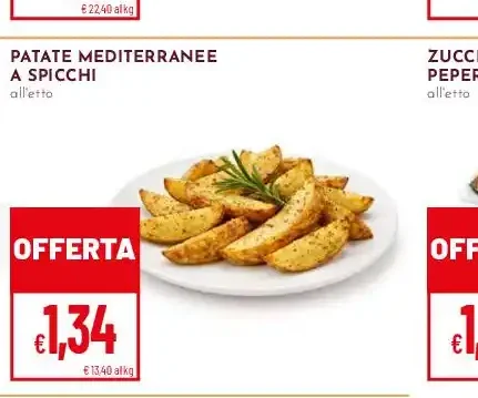 Patate mediterranee a spicchi