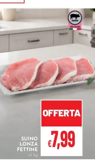 Suino lonza a fettine