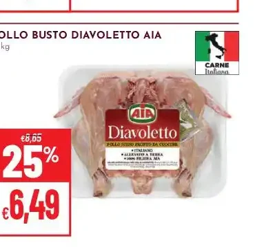 Pollo busto Diavoletto AIA