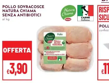 Pollo sovracosce Natura Chiama senza antibiotici