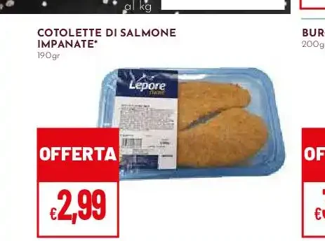Cotolette di salmone impanate