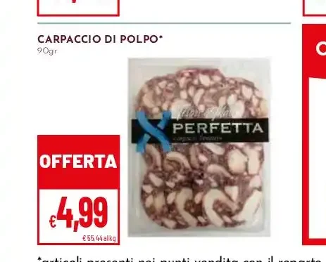 Carpaccio di polpo
