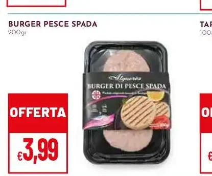 Burger di pesce spada