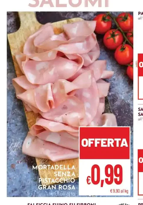 Mortadella senza pistacchio Gran Rosa