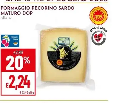 Pecorino Sardo maturo DOP