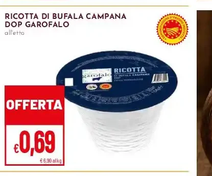 Ricotta di bufala campana DOP Garofalo