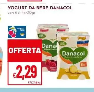 Yogurt da bere Danacol